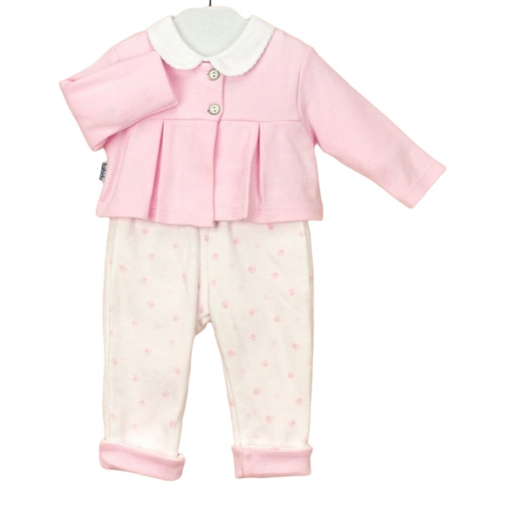 Babidu Huellas Bodysuit, Jacket and Pant Set - Rose - NEW